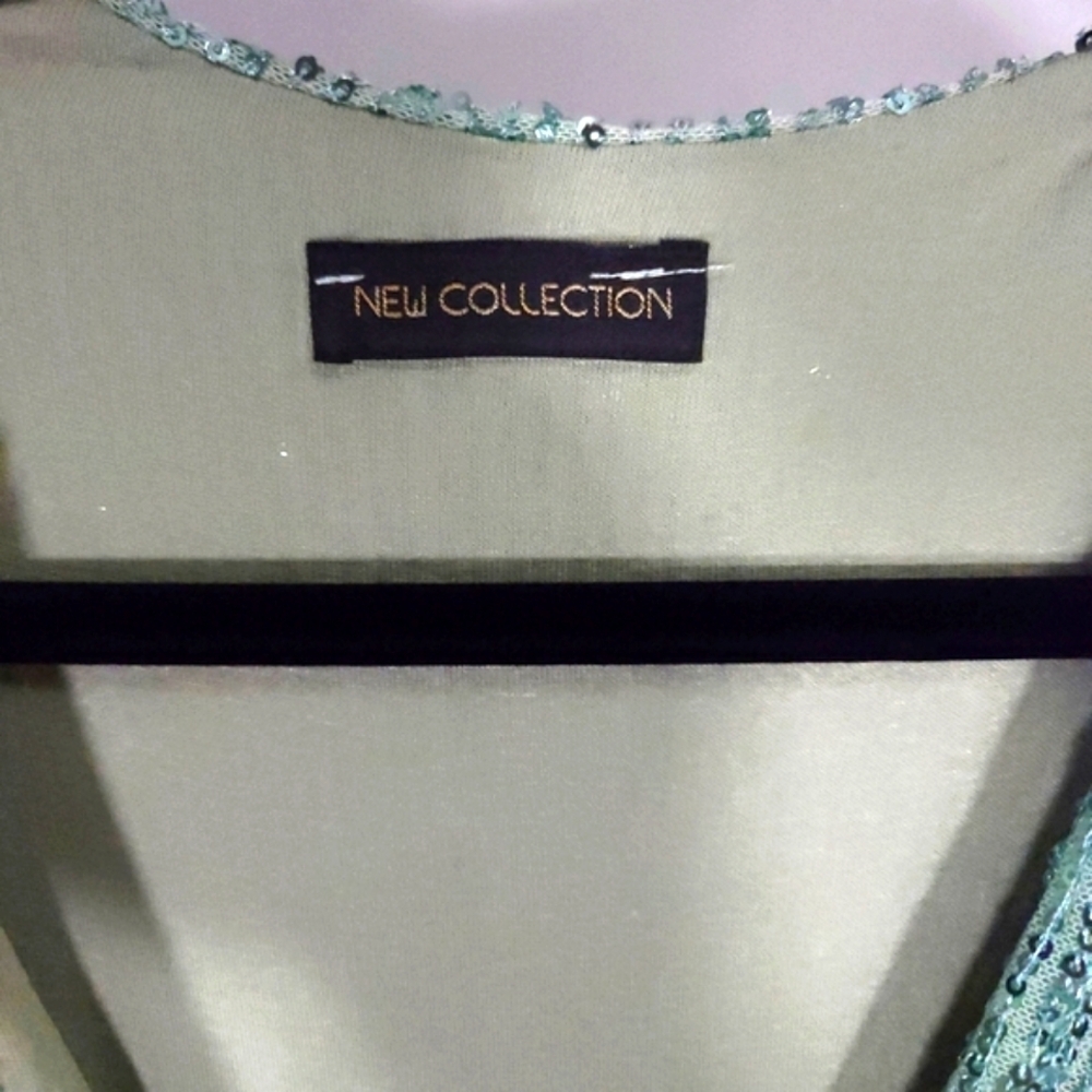 Made in Italy Boutique New Collection Sequin Wrap Mini Dress Size EU8/US Size S - Picture 3 of 9